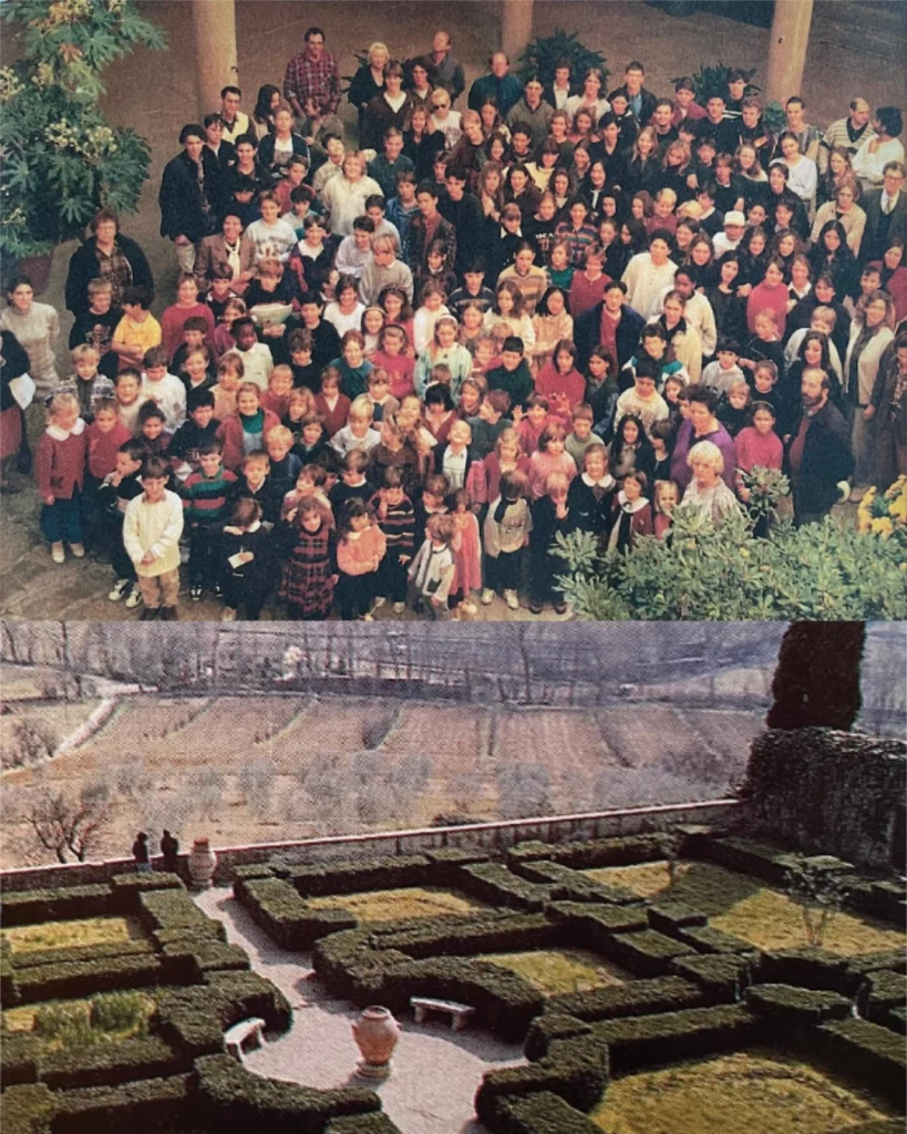 Historical photo: Cortile Villa la Tavernule